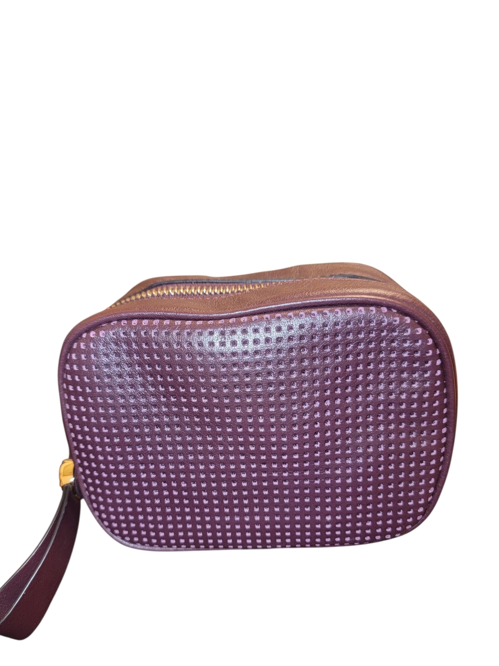 Cole Haan  Quilted Plum Unisex Accessory  Bag